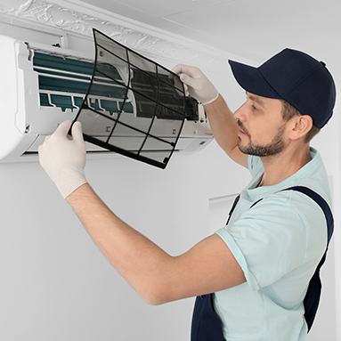 Air conditioning and unit cleaning